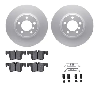 R1 Concepts WDUH1-31261 Carbon Series Brake Rotors W/ 5000 Oep Brake Pads & Hdw
